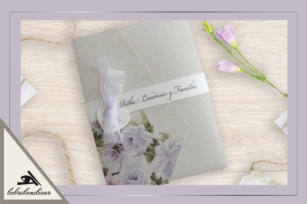 Invitación Corte Inglés Floral Animado
