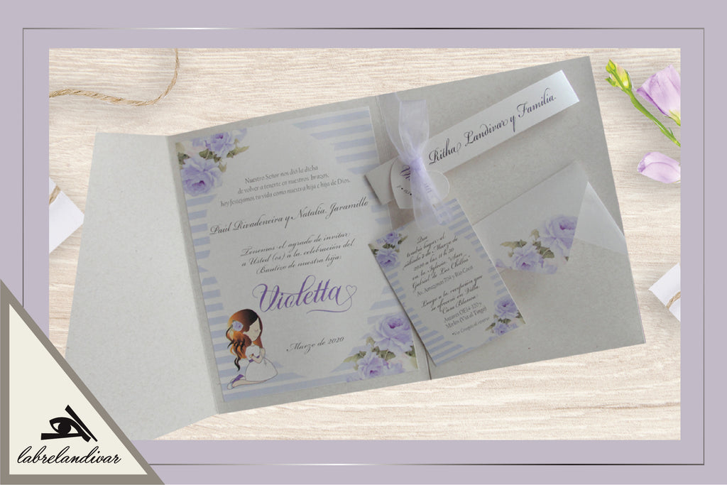 Invitación Corte Inglés Floral Animado