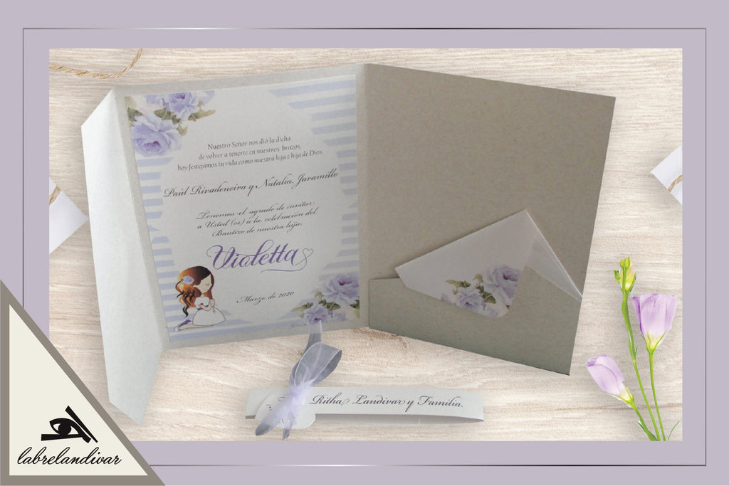Invitación Corte Inglés Floral Animado