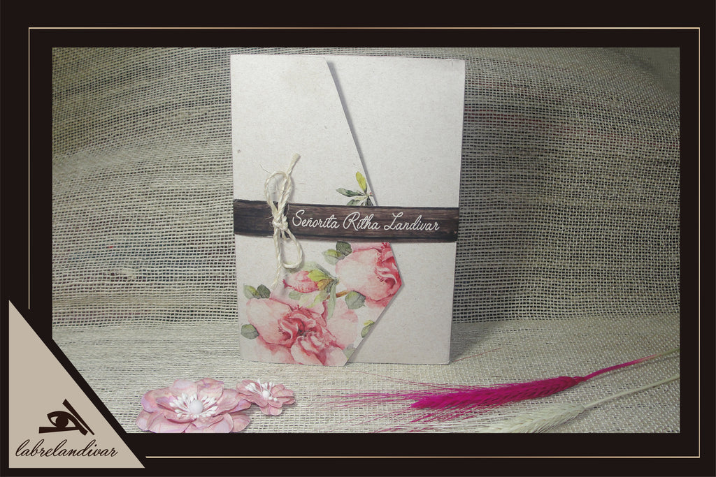Invitación Corte Inglés Floral