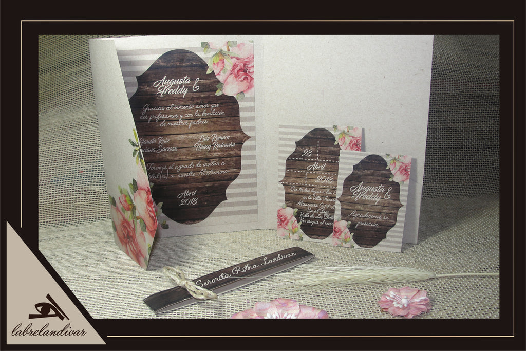 Invitación Corte Inglés Floral