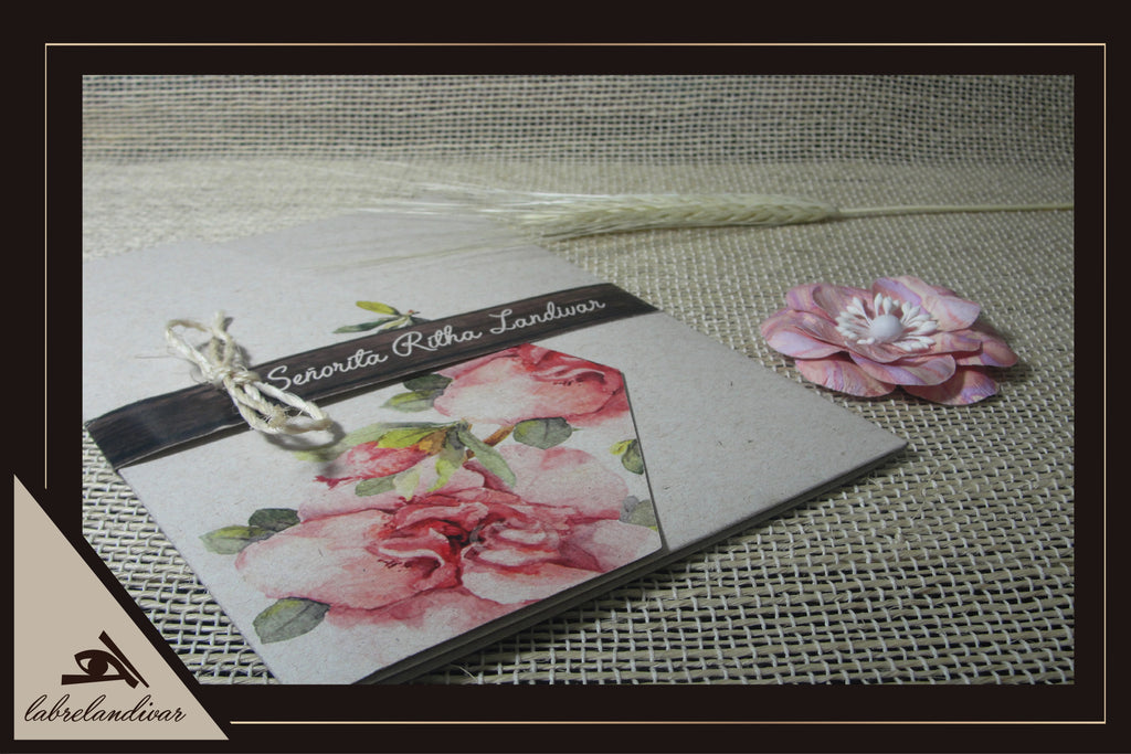 Invitación Corte Inglés Floral