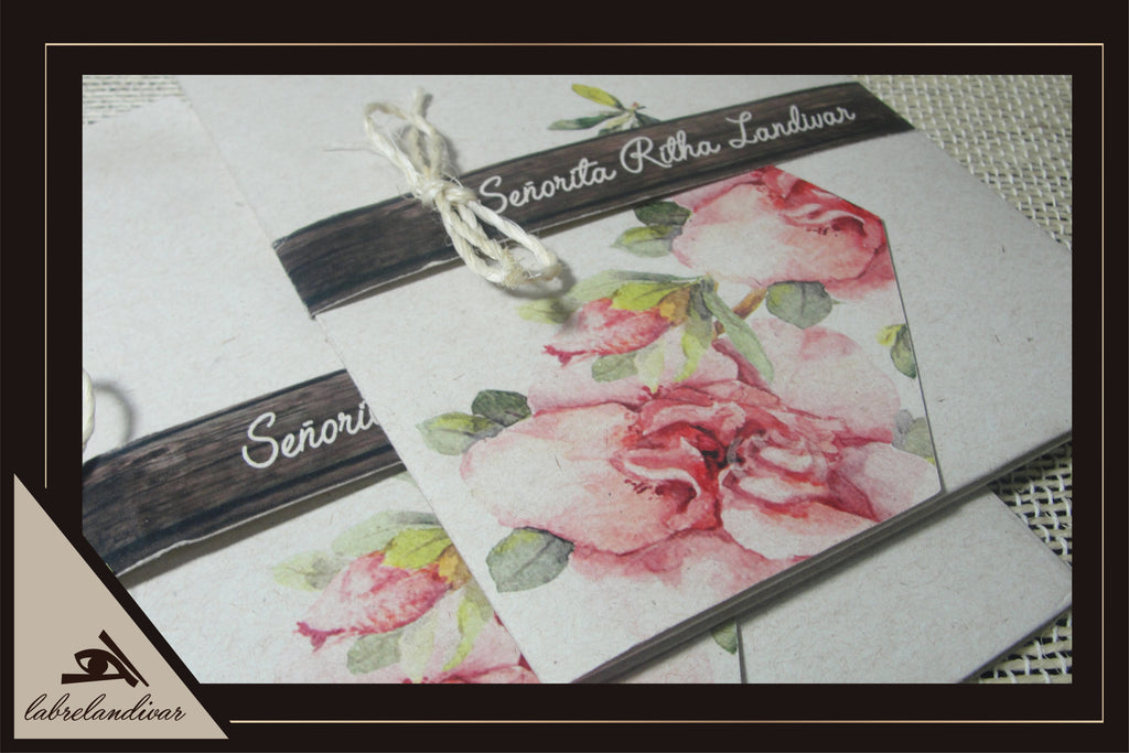 Invitación Corte Inglés Floral