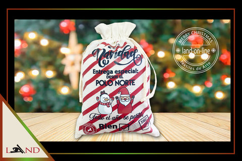A. Bolsa de Navidad - Polo Norte Edición Vintage