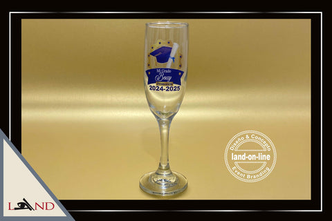 D. Copa de grado decorativa azul personalizada