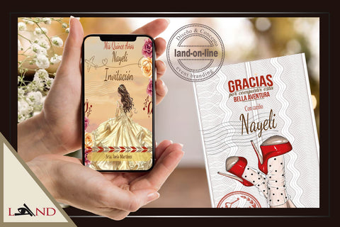 Invitación Digital Interactiva EN LÍNEA Personalizada - Old Money Style
