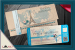 Invitación Passport - Foil-Paris