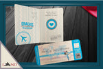 Invitación Passport - Foil-Paris