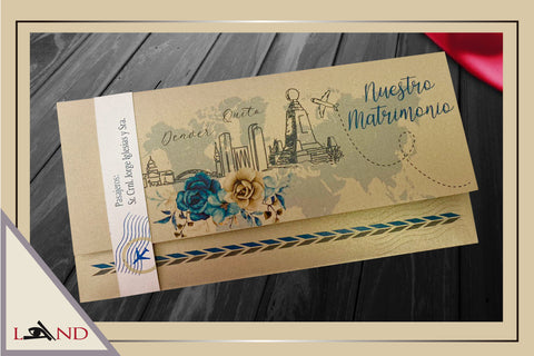 Invitación Passport - Full Foil