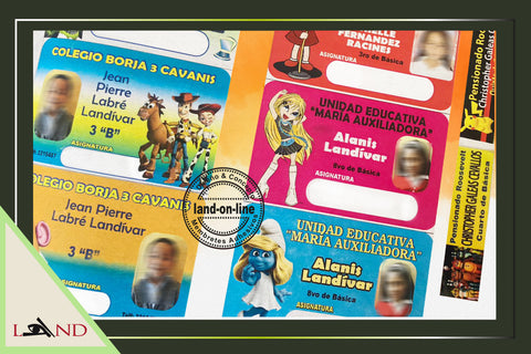 A2. Membretes Adhesivos Escolares