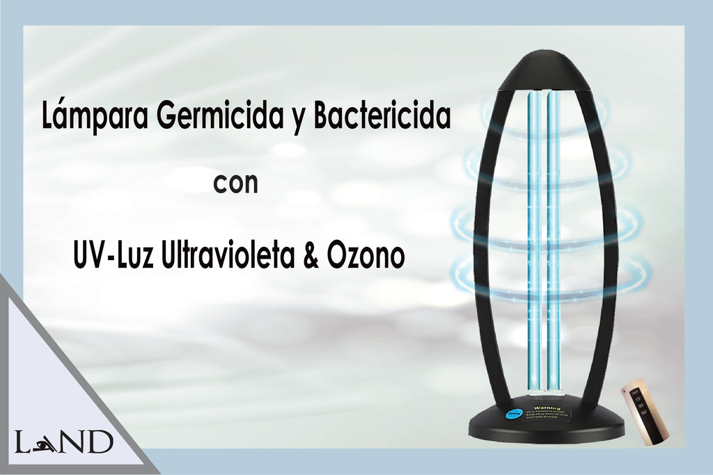z. a-Lámpara Germicida y Bactericida con UV-Luz Ultravioleta & Ozono
