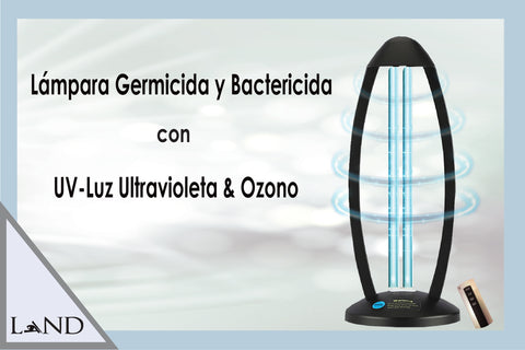 z. a-Lámpara Germicida y Bactericida con UV-Luz Ultravioleta & Ozono