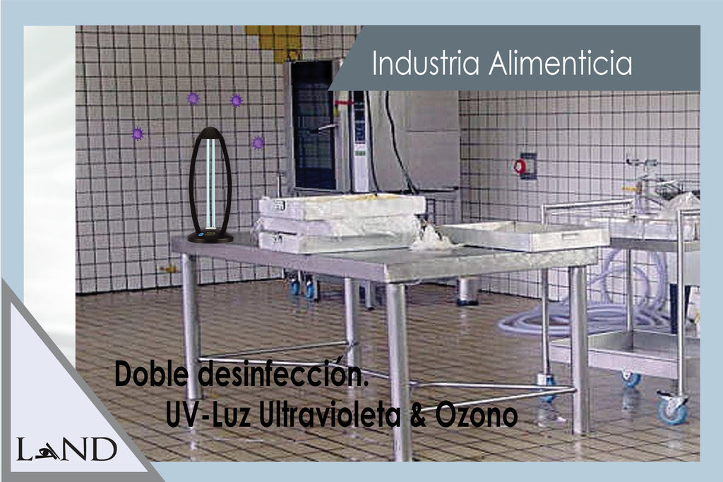 z. a-Lámpara Germicida y Bactericida con UV-Luz Ultravioleta & Ozono