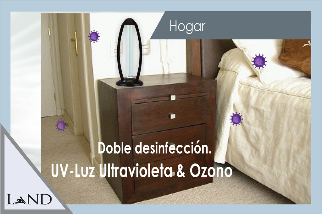 z. a-Lámpara Germicida y Bactericida con UV-Luz Ultravioleta & Ozono