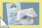 Invitación Diaper - Rainbow