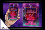 Invitación Digital Interactiva Personalizada- Neon-Glow