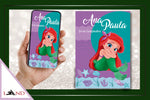 Invitación Digital Interactiva Personalizada- Sirenita