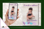 Invitación Digital Interactiva Personalizada- Sirenita