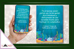 Invitación Digital Interactiva Personalizada- Sirenita