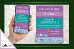Invitación Digital Interactiva Personalizada- Sirenita