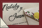 INVITACIÓN SOBRE DOUBLERE CON FOTO PERSONALIZADA