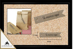 B. Etiquetas Colgantes en Kraf Pack 100 Unidades