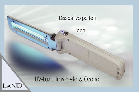 z. a-Dispositivo portátil de desinfección UV-Luz Ultravioleta & Ozono
